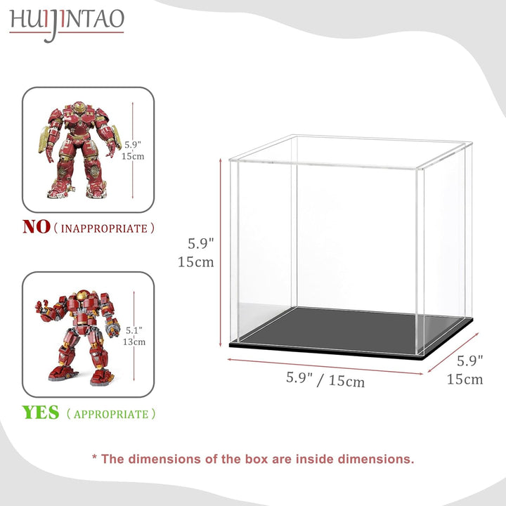 Huijintao Acryl Vitrine/Schaukasten/Display Case/Display Box für Figuren, Sammlerstücke | Selbstmont