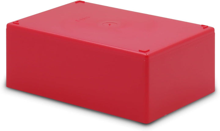 1a-TopStore 25 Stück Einsatzkasten Serie E63/4, rot, 162x108x63 mm, aus Polystyrol, Industrienorm, f