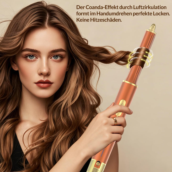 7 in 1 Hair Styler Set, Haarstyler - Airstyler, Auto-Wrap-Lockenstab und Föhnbürste Set, High Speed