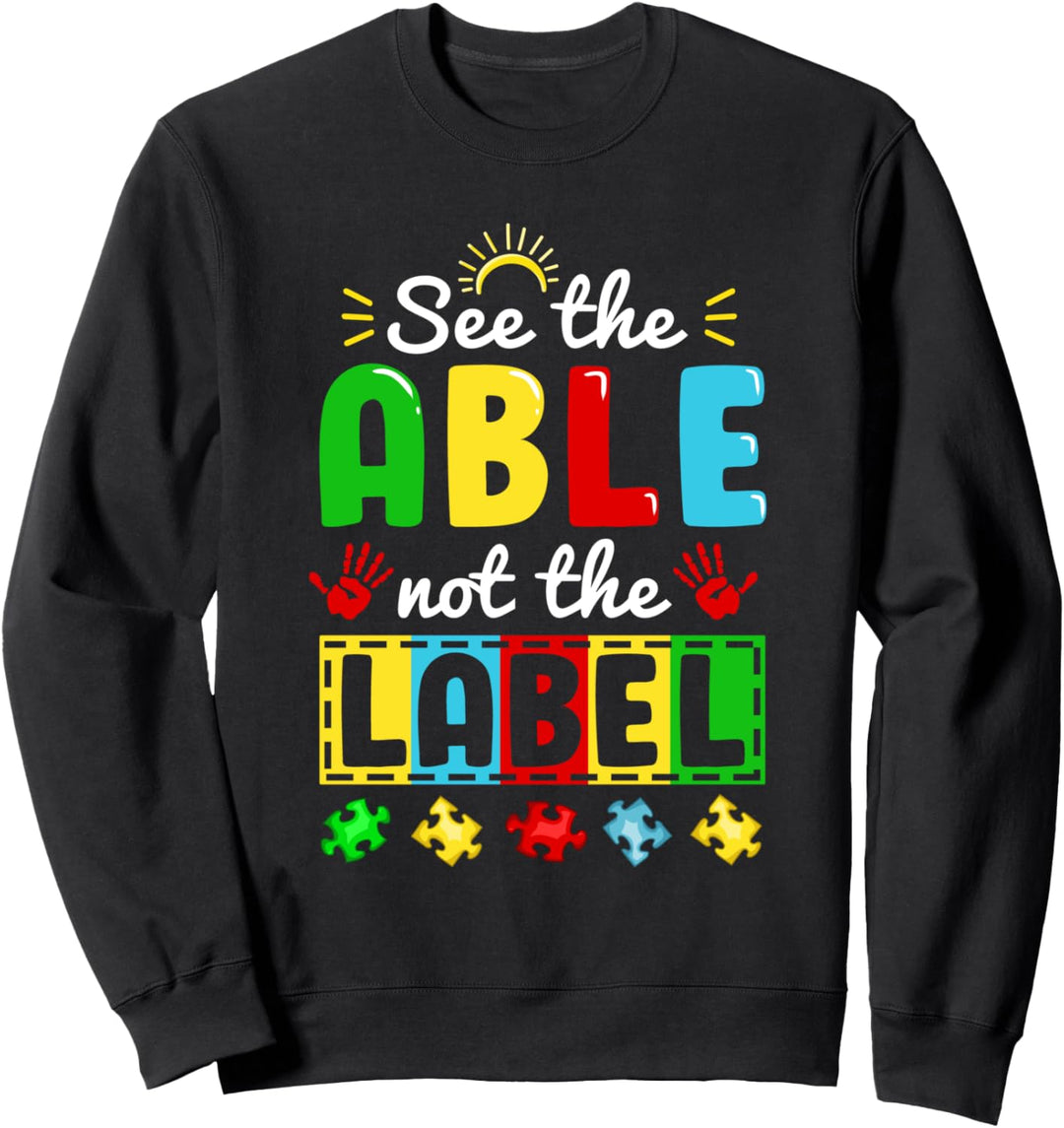 SPED Spezialpädagogik Lehrer Autismus Bewusstsein Sehen Sweatshirt