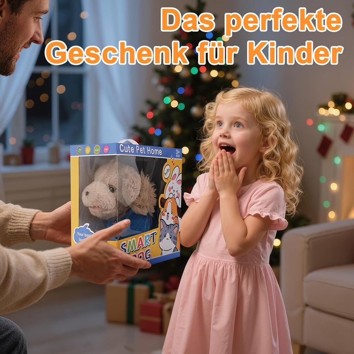 Hund Spielzeug Kinder Spielzeug Hund der Läuft und Bellt,Elektrischer Hund mit Leine,Interaktives Hu