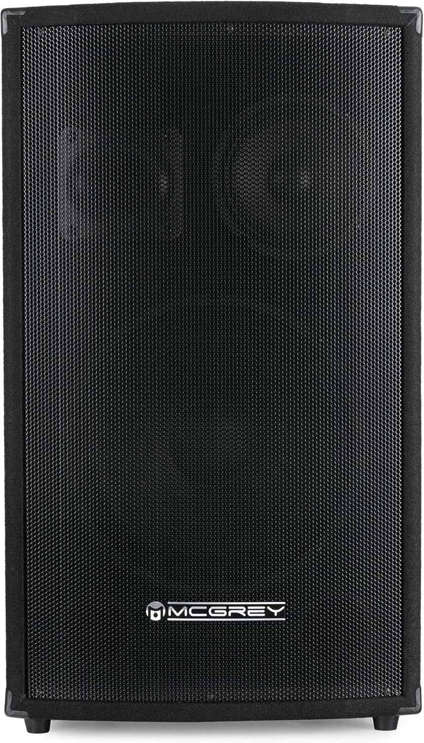 Paar McGrey SL-12/3 3-Wege DJ PA Lautsprecher Box 30cm (12“) Subwoofer 600W (Passiv, 2-Wege System,