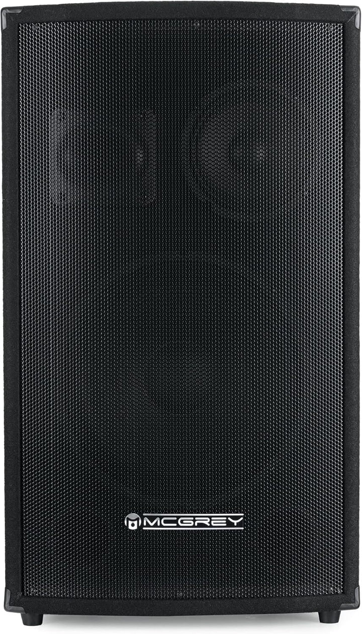 Paar McGrey SL-12/3 3-Wege DJ PA Lautsprecher Box 30cm (12“) Subwoofer 600W (Passiv, 2-Wege System,