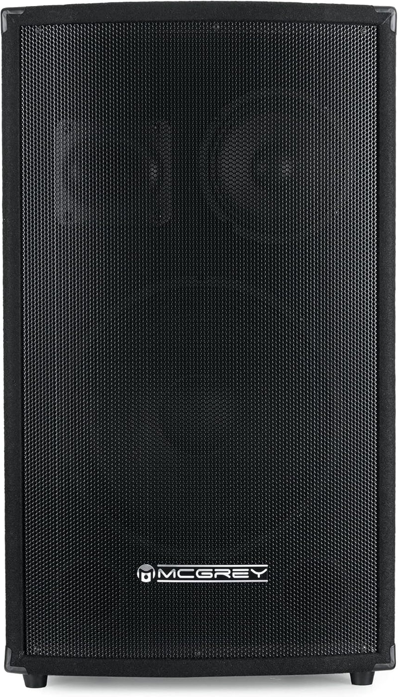 Paar McGrey SL-12/3 3-Wege DJ PA Lautsprecher Box 30cm (12“) Subwoofer 600W (Passiv, 2-Wege System,