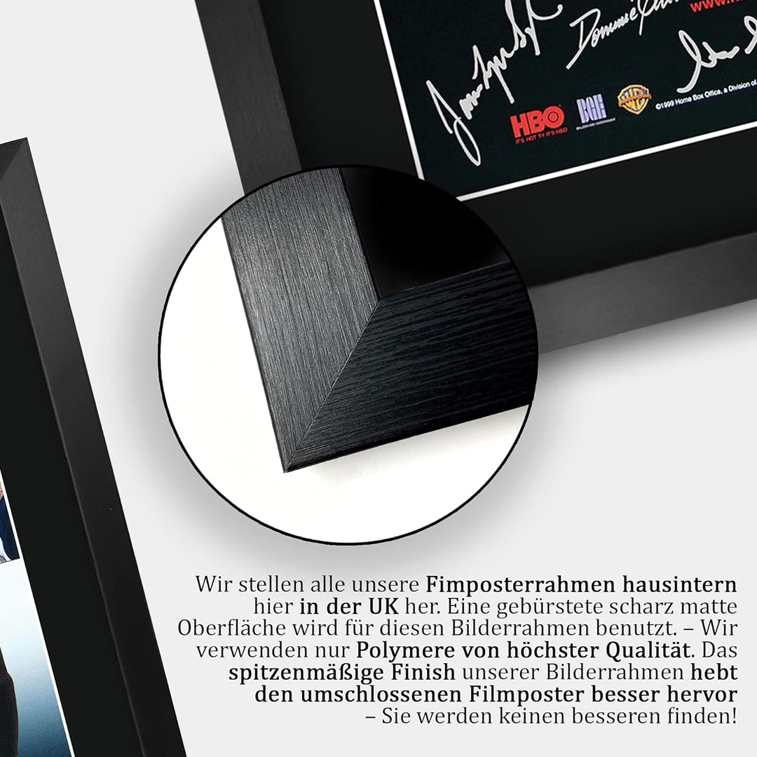 HWC Trading The Sopranos A3 Gerahmte Signiert Gedruckt Autogramme Bild Druck-Fotoanzeige Geschenk Fü