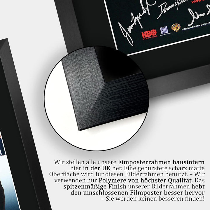 HWC Trading The Sopranos A3 Gerahmte Signiert Gedruckt Autogramme Bild Druck-Fotoanzeige Geschenk Fü