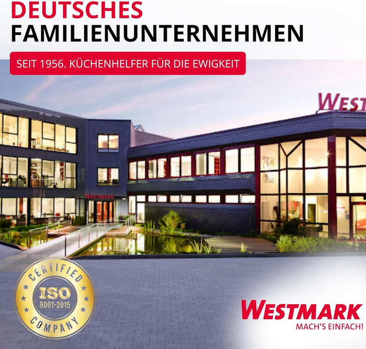 Westmark Pommespresse Black Edition – Churropresse, Kartoffelpresse mit Griffiger Spezialbeschichtun