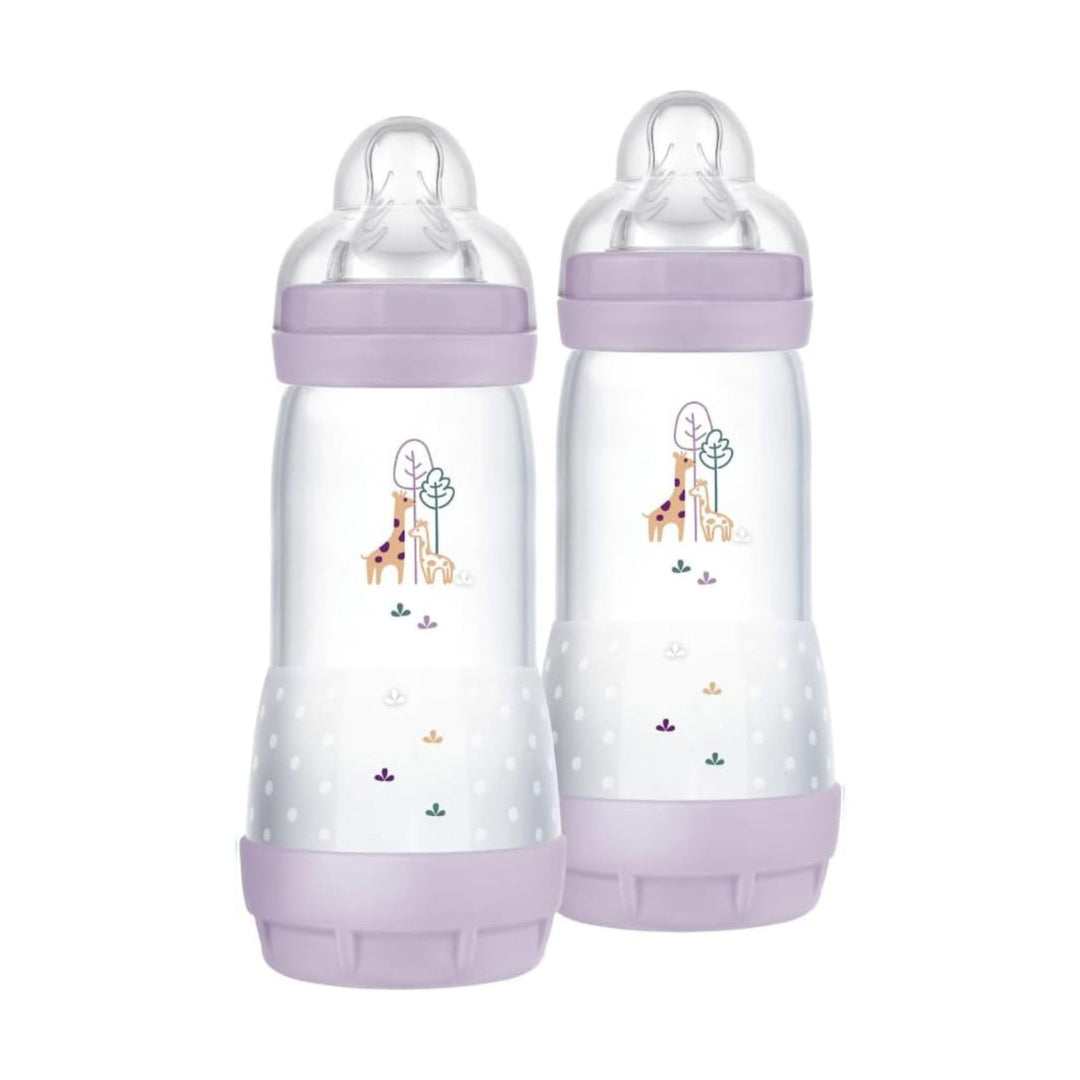 MAM Easy Start Babyflasche 320 ml (2er-Set), Set mit 2 Anti-Kolik-Flaschen zum Stillen, reduziert Lu