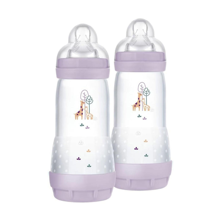 MAM Easy Start Babyflasche 320 ml (2er-Set), Set mit 2 Anti-Kolik-Flaschen zum Stillen, reduziert Lu