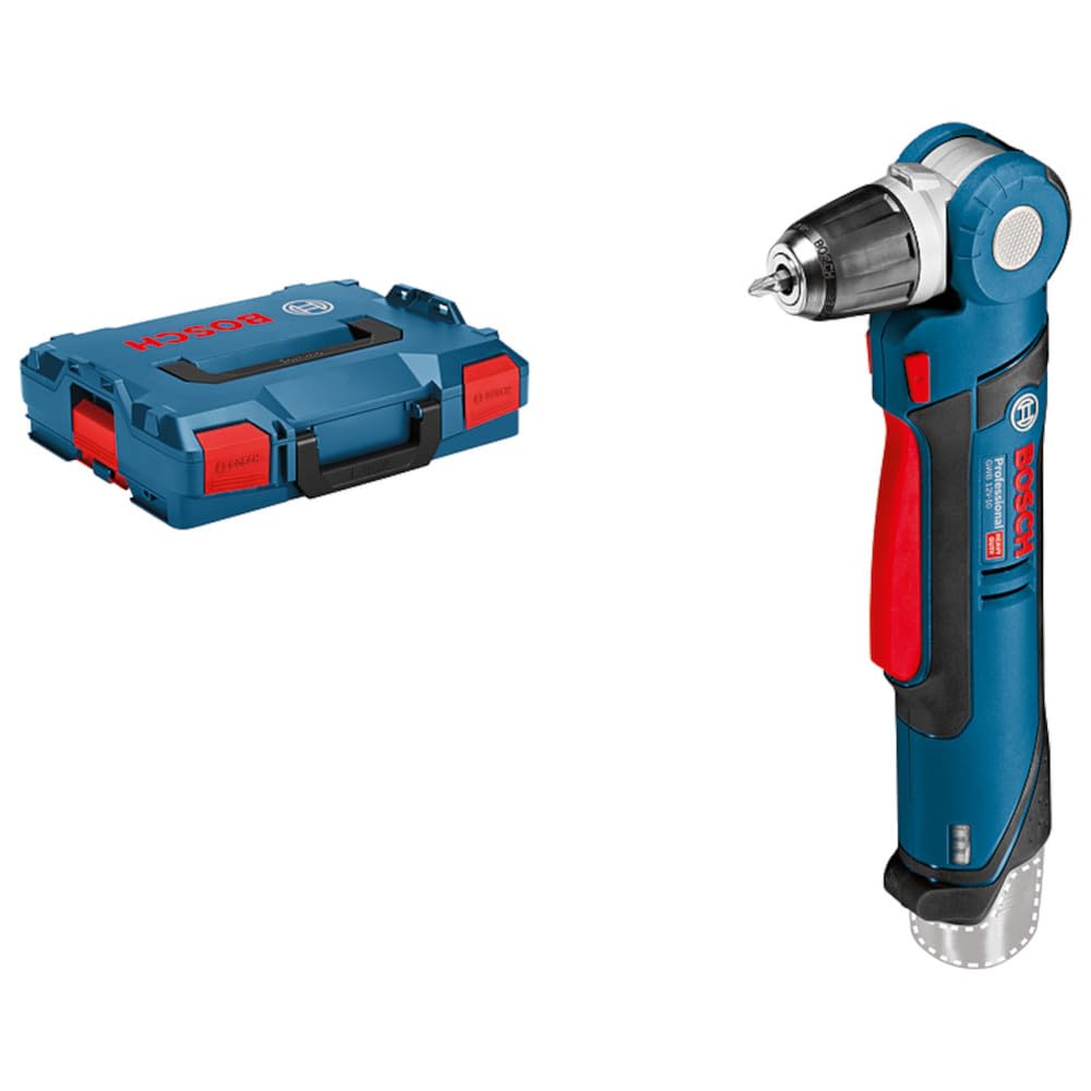 Bosch Professional 12V System Akku Winkelbohrmaschine GWB 12V-10 (inkl. 1/2 L-BOXX-Einlage für Zubeh