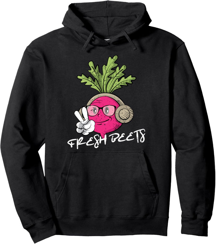 Fresh Beets Lustiges Gemüse Veganes Geschenk Pullover Hoodie