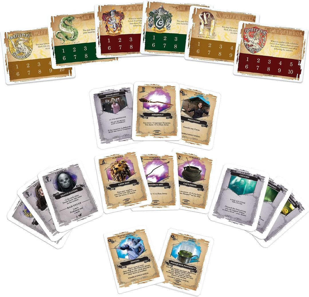 The OP USAopoly - Munchkin Deluxe Harry Potter Card Game - Offiziell Lizenziertes Harry Potter Merch