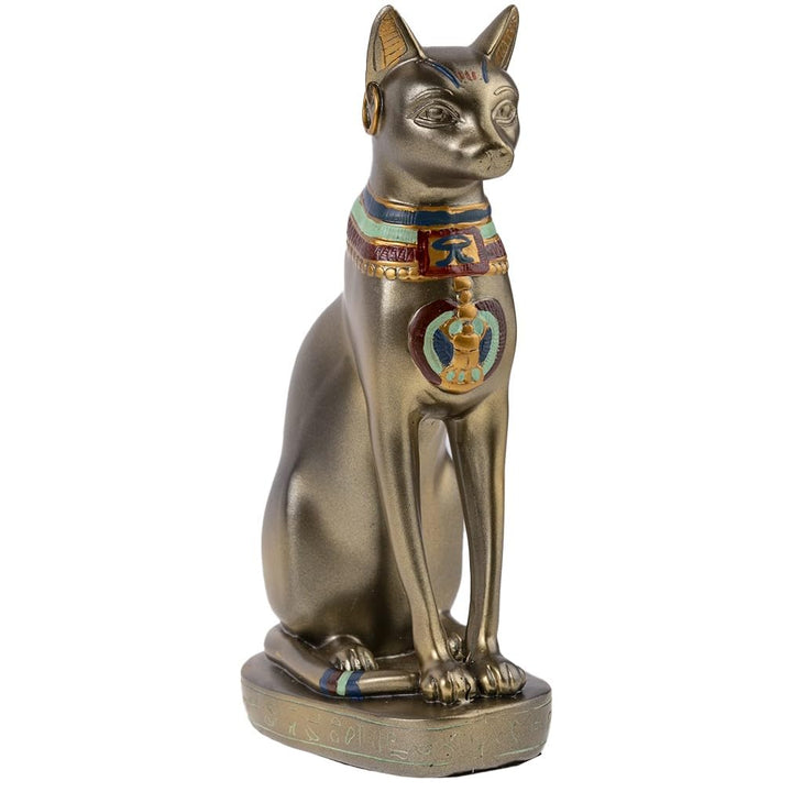 lachineuse - Ägyptische Katze Bastet 30 cm – grosse Statue Katze – Göttin Ägyptens – Figur Ägyptisch