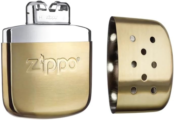 Zippo Handwärmer - 12 Stunden Wärme - Nachfüllbar mit Feuerzeugbenzin - Wiederverwendbar - Taschenwä