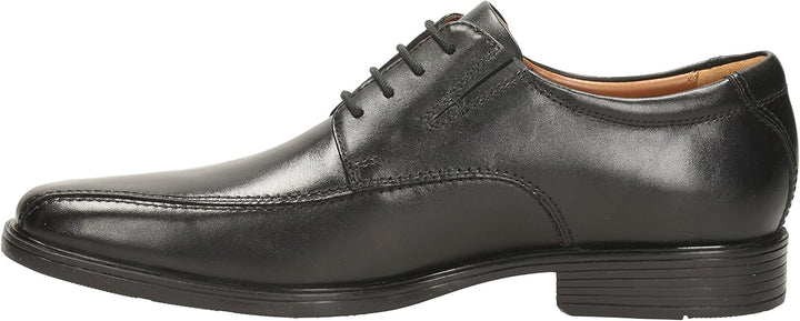 Clarks Herren Tilden Cap Derbys 39.5 EU Schwarzes Leder, 39.5 EU Schwarzes Leder