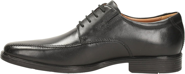 Clarks Herren Stafford Park5_Derby, Black Leather Schwarz