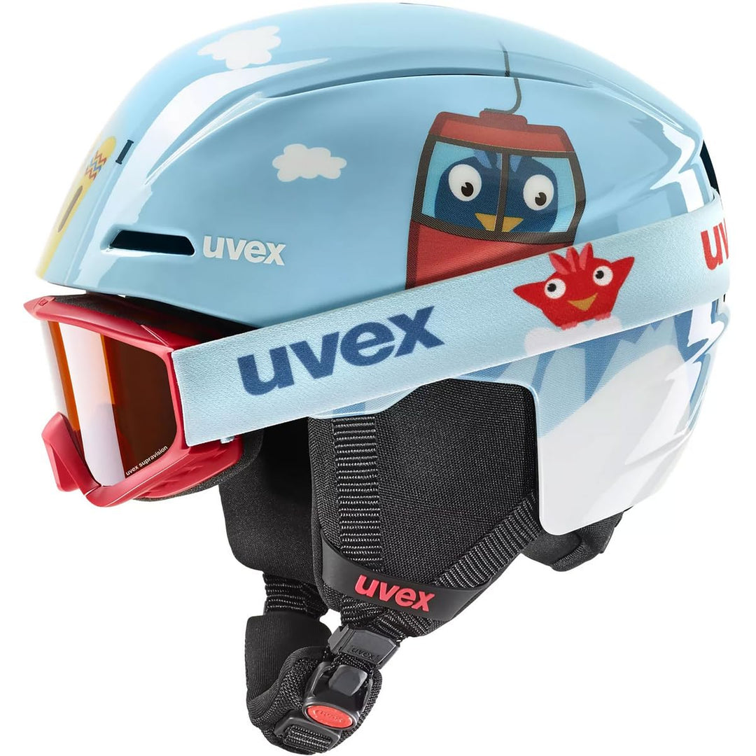uvex viti Set - leichte, stylische Kombination aus dem viti Skihelm und der Speedy pro Skibrille für