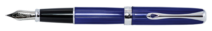 DIPLOMAT - Füllhalter Excellence A2 Skyline blau - Schick und elegant - Lange Lebensdauer - Funkelnd