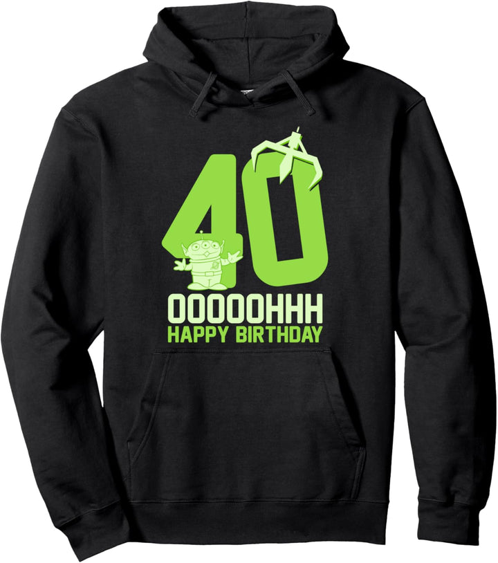 Disney Pixar Toy Story Aliens Ooh Happy 40th Birthday Pullover Hoodie