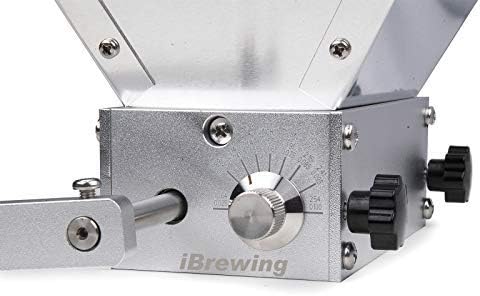 Premium Edelstahl 2 Roller Crusher Pro Malt Getreidemühle mit