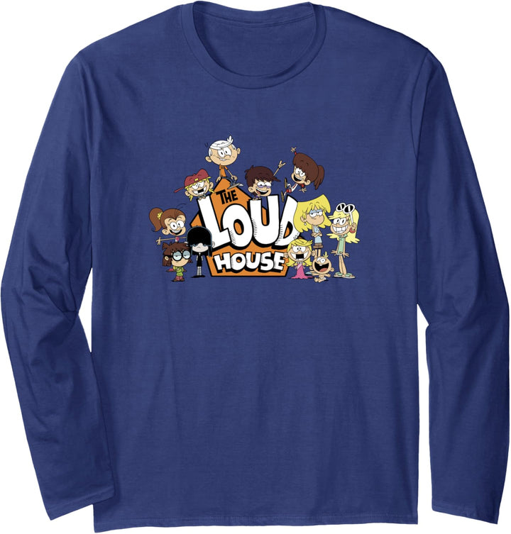 The Loud House Full Group House Logo Langarmshirt