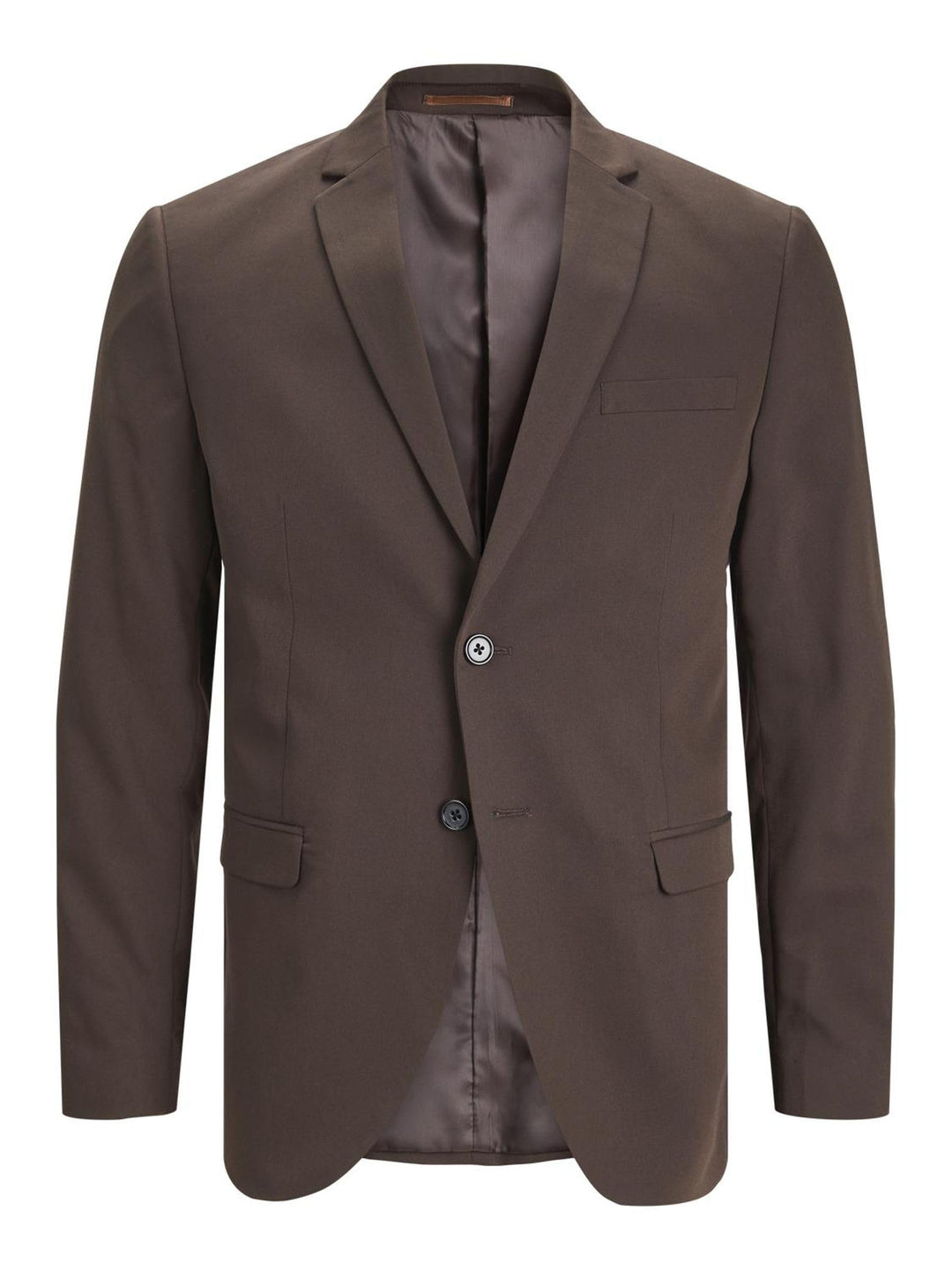 JACK & JONES Male Einreihiger Blazer JPRFRANCO Super Slim Fit Blazer 48 Braun, 48 Braun