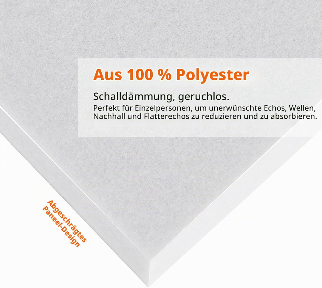 Rdutuok 12 Stück Akustik Panel,30x26x1cm Hexagon Akustik Absorber Schallschutzplatten Akustikpaneele