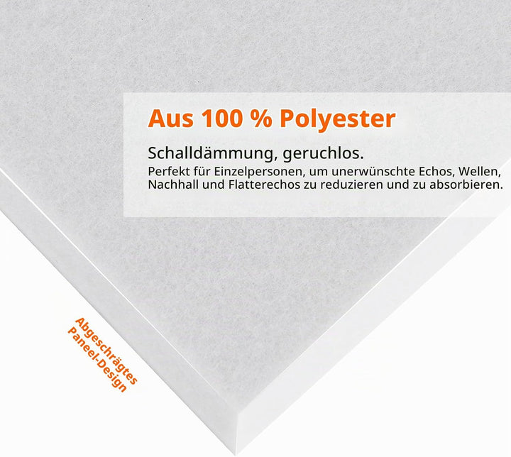 Rdutuok 12 Stück Akustik Panel,30x26x1cm Hexagon Akustik Absorber Schallschutzplatten Akustikpaneele