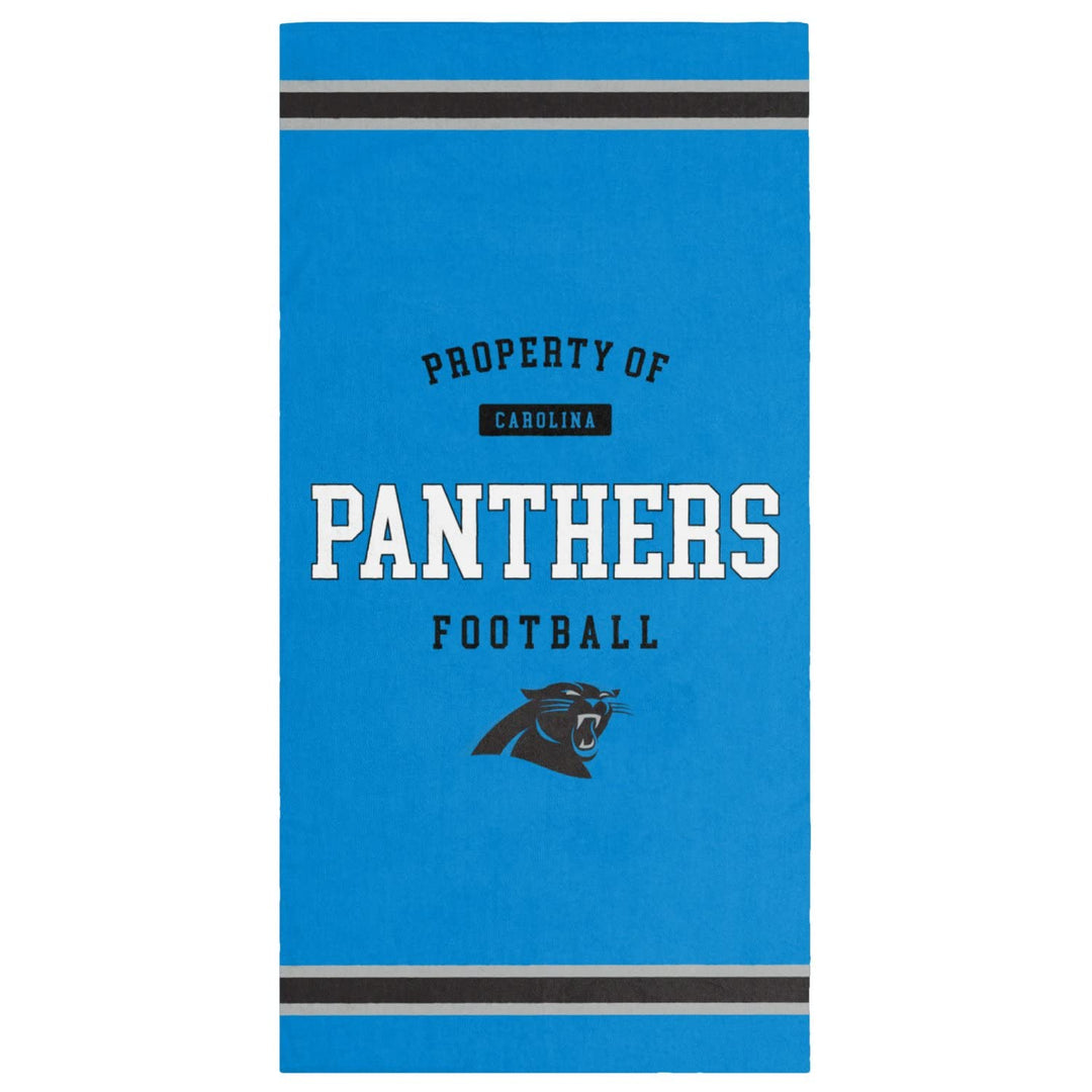 FOCO NFL Strandtuch Property of Carolina Panthers Football