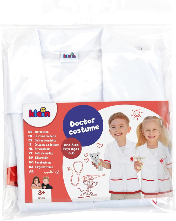 Theo Klein 4614 Arztkittel | Hochwertiges Kostüm | Masse: Länge Circa 55 cm | Spielzeug für Kinder v