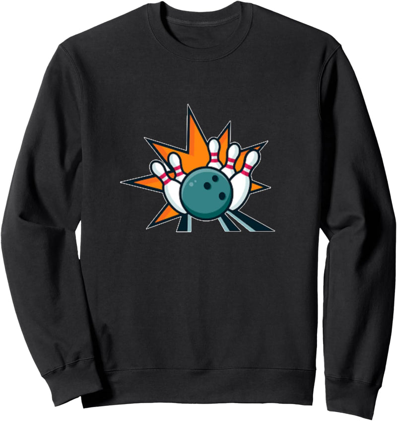 Bowling-Schlag Sweatshirt