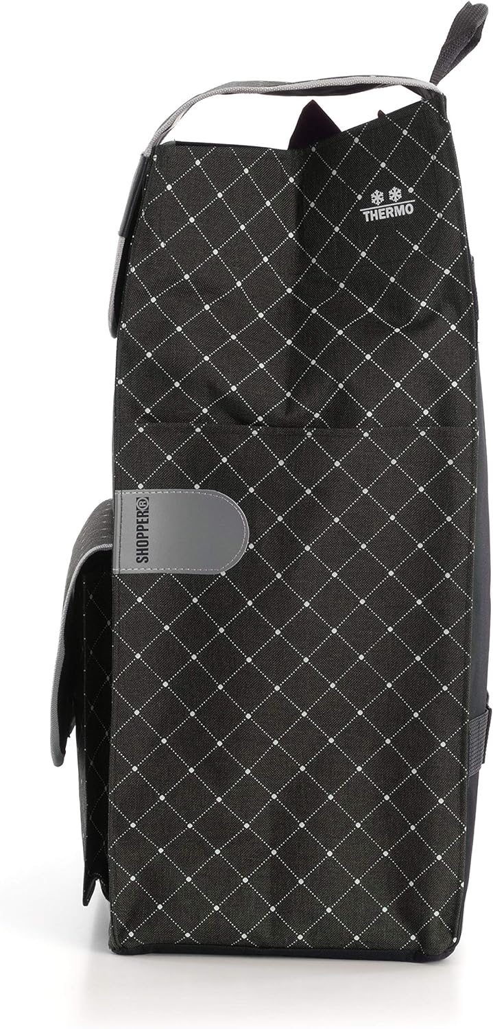 ANDERSEN Einkaufstrolley - Treppensteiger Scala Shopper Tamo anthrazit 51 L Reflektor,Thermo, leicht