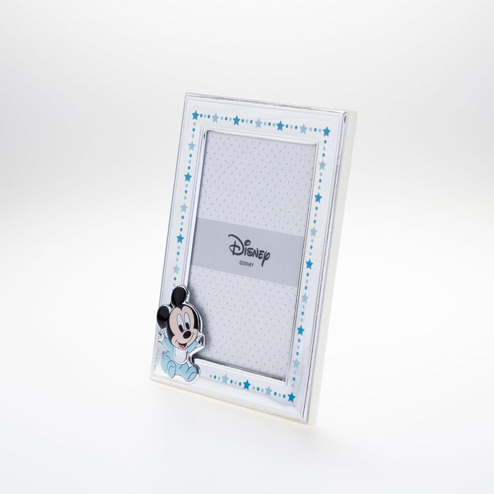 VALENTI & CO. Disney Baby - Mickey - Bilderrahmen in Silber für Kinder, Geschenkidee für Taufe, Gebu