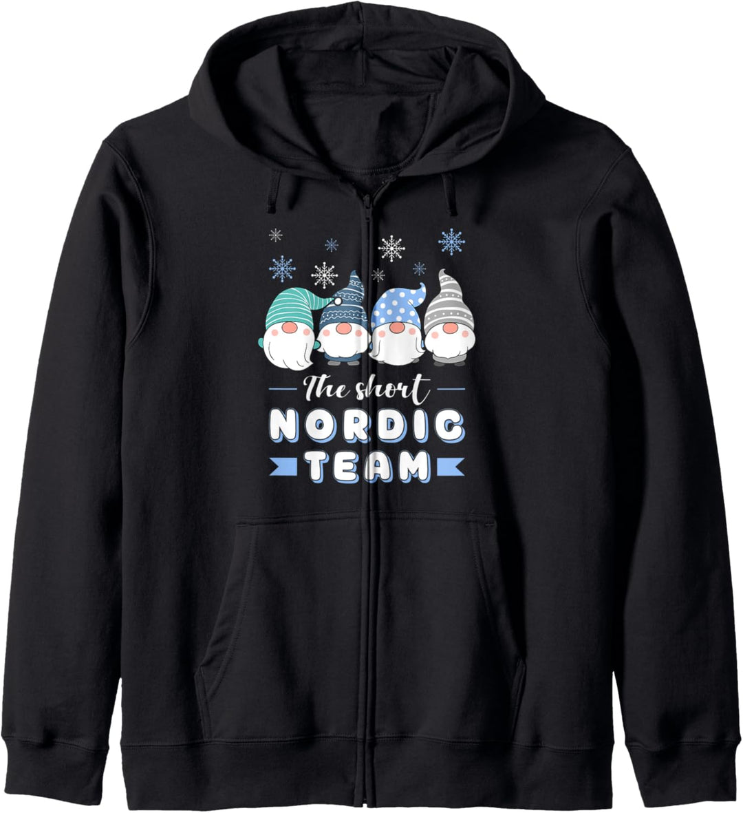Winter Gnome, Weihnachts-Wichtel mit lustigem Spruch Kapuzenjacke