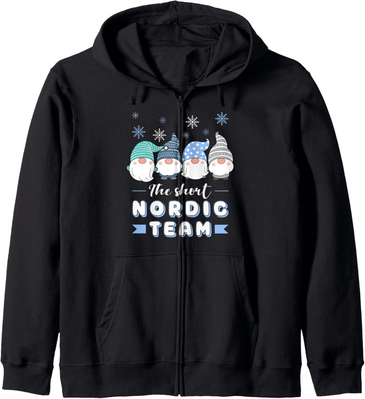 Winter Gnome, Weihnachts-Wichtel mit lustigem Spruch Kapuzenjacke