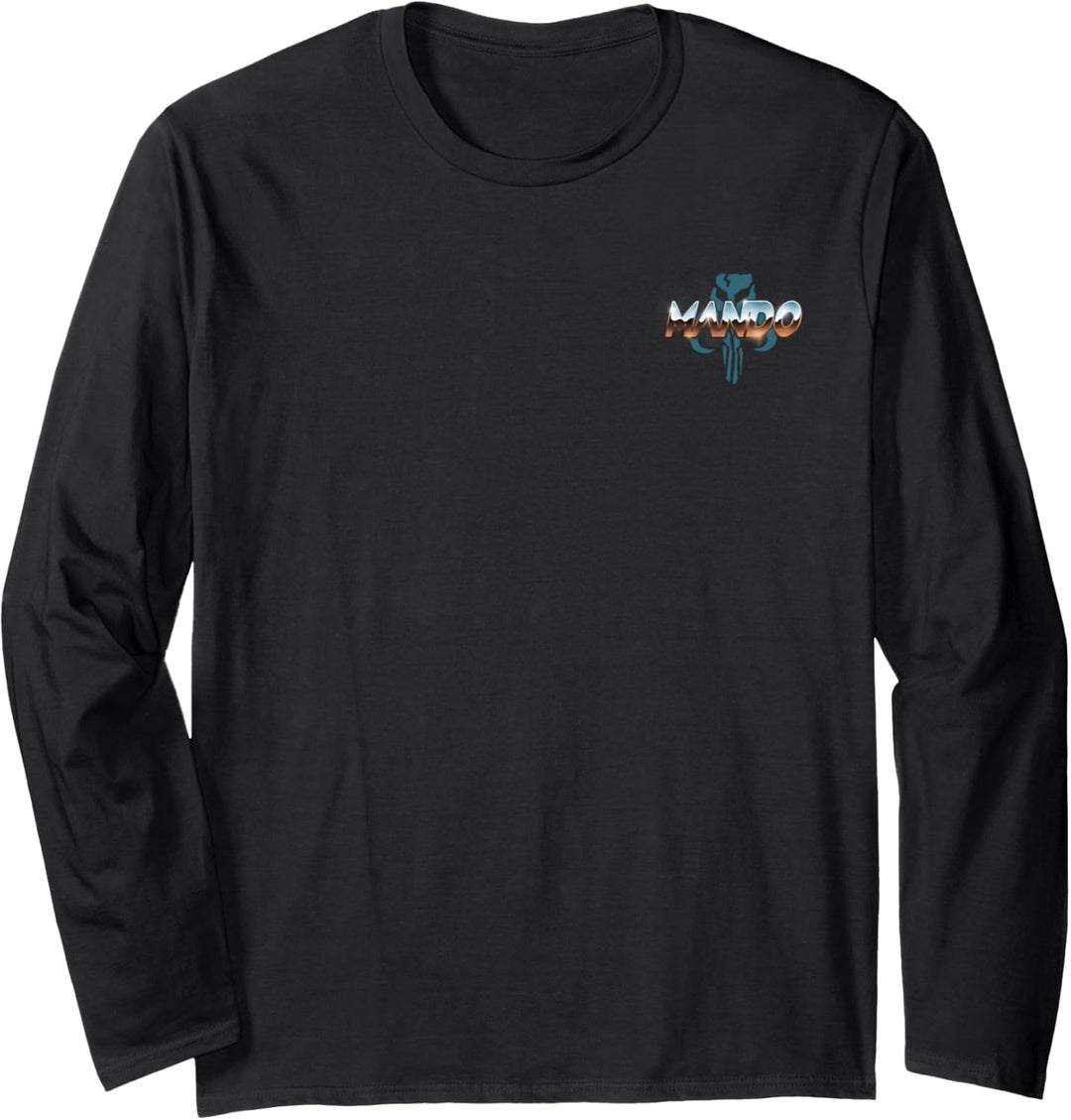 Star Wars Mando Chrome Langarmshirt