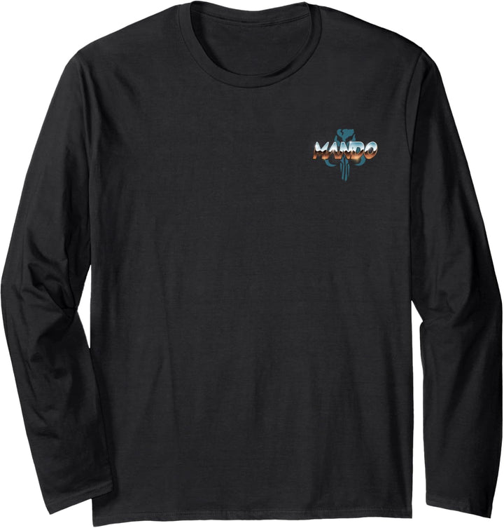 Star Wars Mando Chrome Langarmshirt