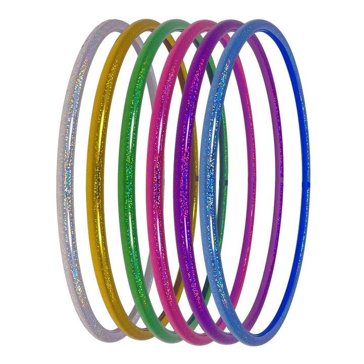 Glitter Hula Hoop Reifen, Ø80/90/100cm Gelb Ø80cm, Gelb Ø80cm