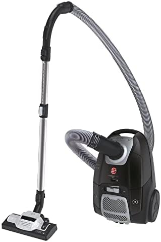 Hoover Bodenstaubsauger mit 3,5 L Beutel – leiser Staubsauger (69 dBA) mit automatischem Beutelentso