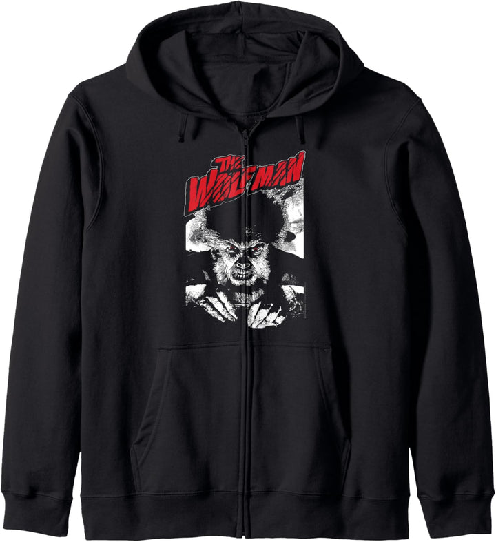 Universal Monsters The Wolfman Title Portrait Kapuzenjacke