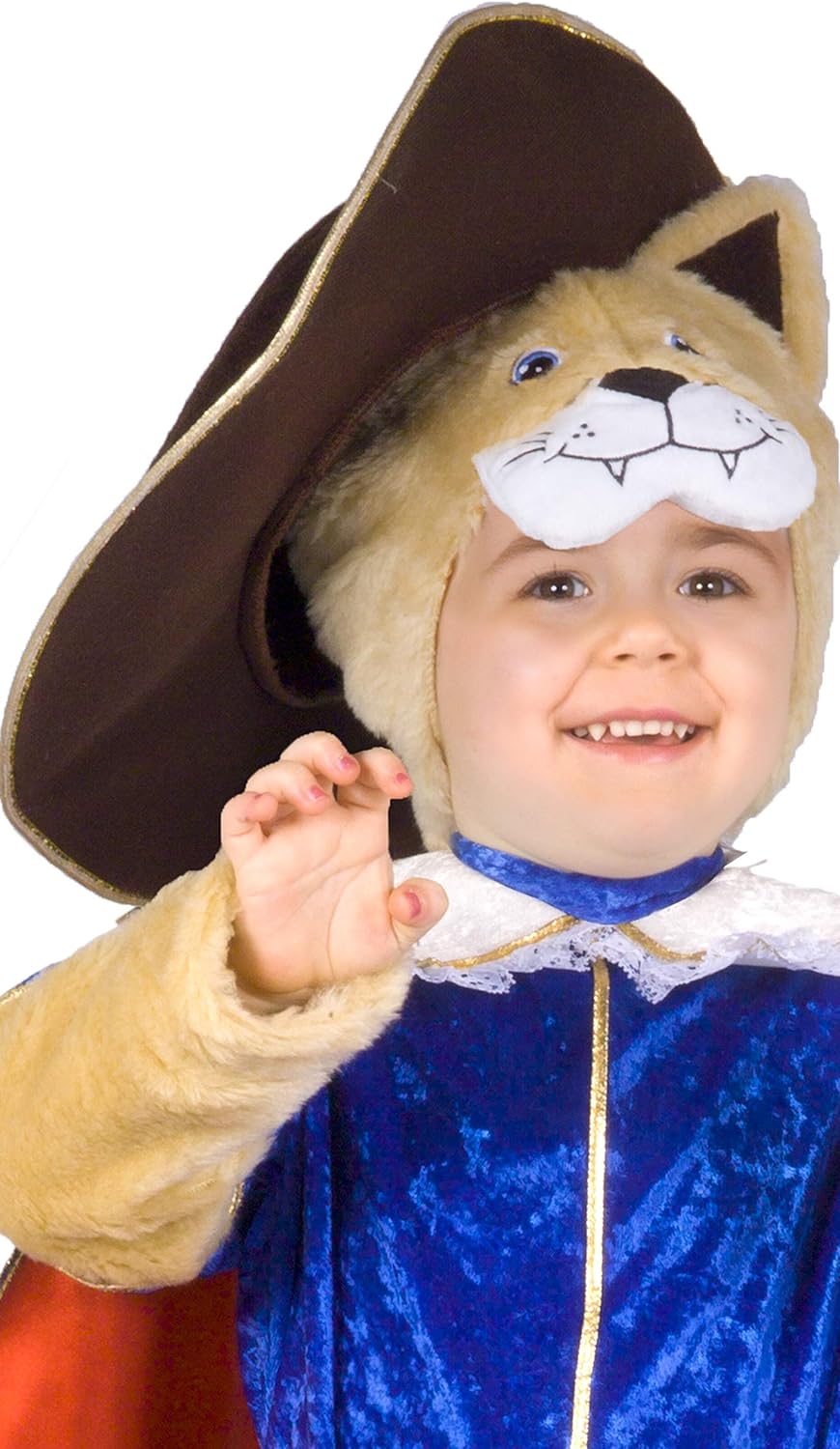Ciao Der gestiefelte Kater, Kostüm für Babys. 2-3 anni Beige/Blu/Rosso Blau/Rot 2-3 Jahre, Blau/Rot