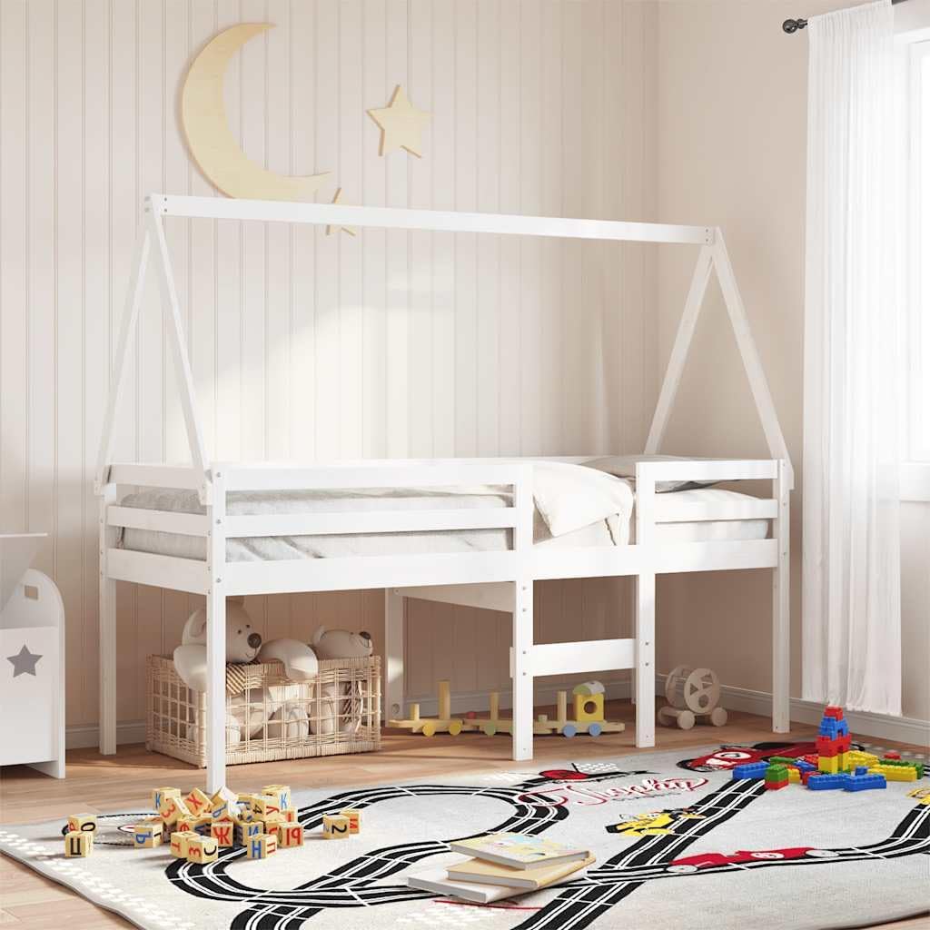 vidaXL Dach für Kinderbett, Kinderbettdach mit offener Seite, Kinderbetthimmel für Schlafzimmer, Bet