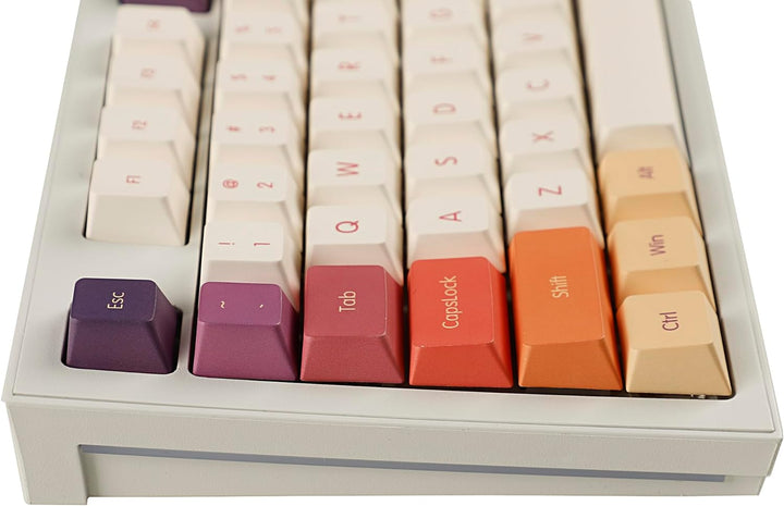 1,7 mm Dicke Deutsch Französisch ISO Cloud Dye Sub-Tastenkappen Dickes PBT Cherry Profil Tastenkappe