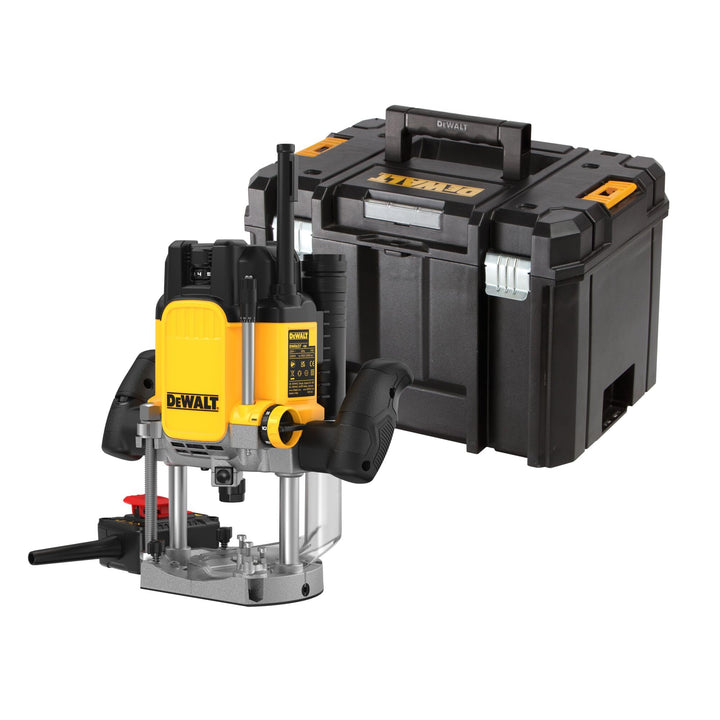 Dewalt 2.300 Watt Oberfräse DWE627KT (Leerlaufdrehzahl 9.000-22.000 min-1, Fräskorbhub 80 mm, max. F