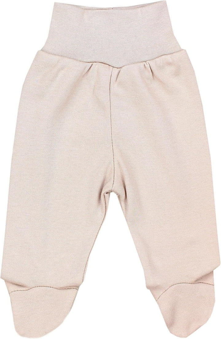 TupTam Baby Set mit Langarmbody, Hose &amp; Mütze – 3-teilig 56 Bärchen auf der Wolke Weiss Beige, 56 Bä