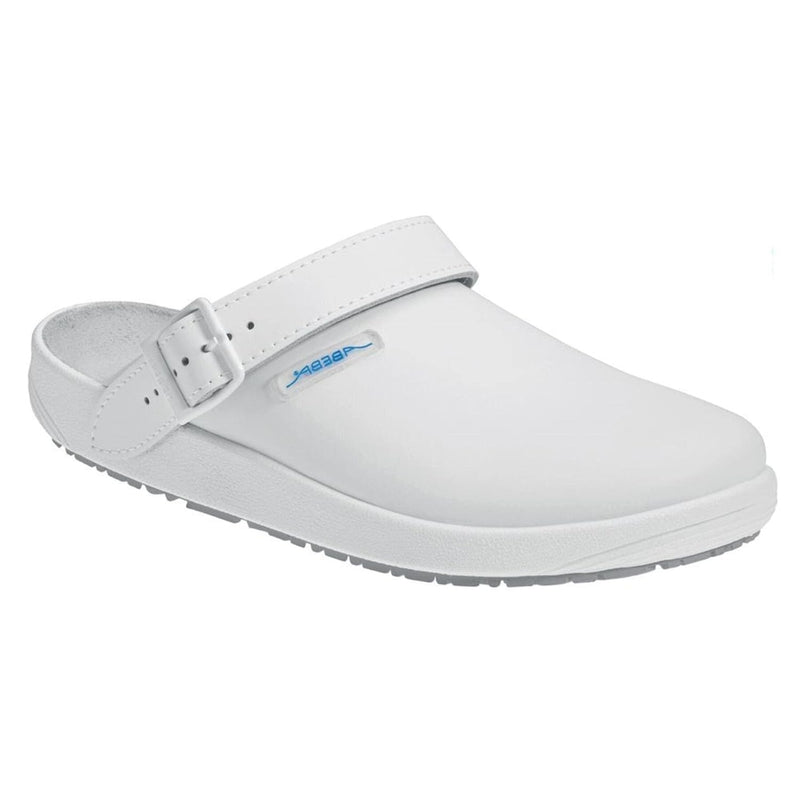 Abeba Clog 9200 - rubber Glattleder weiss, zertifiziert, 43 43 EU, 43 EU