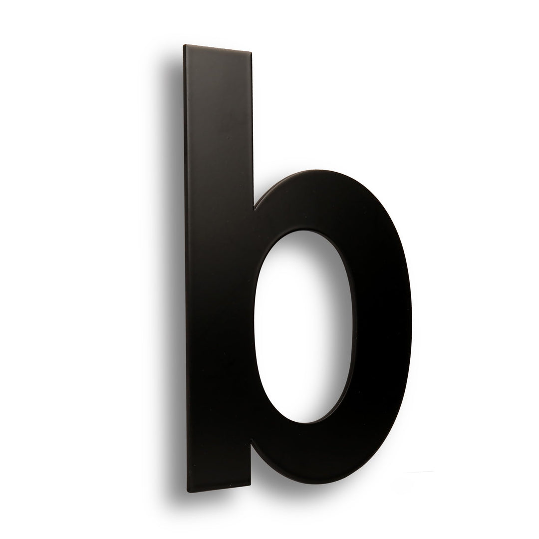 HASWARE 304 Edelstahl Moderne Hausnummer 6 Zoll/15cm Stilvolle Tür Alphabet Plakette für Strasse Hom