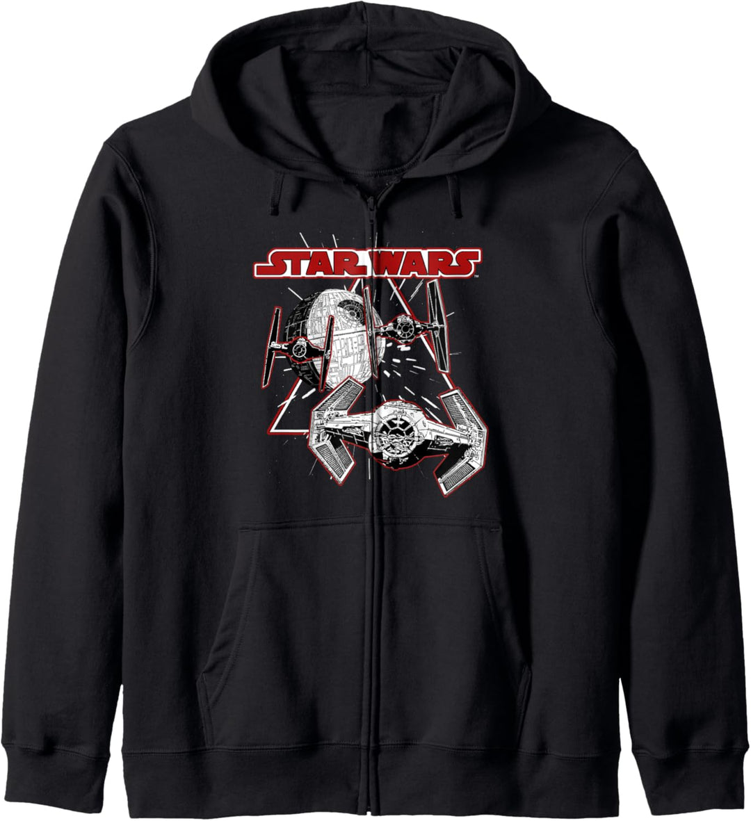Star Wars Darth Vader TIE Fighter Entourage Kapuzenjacke