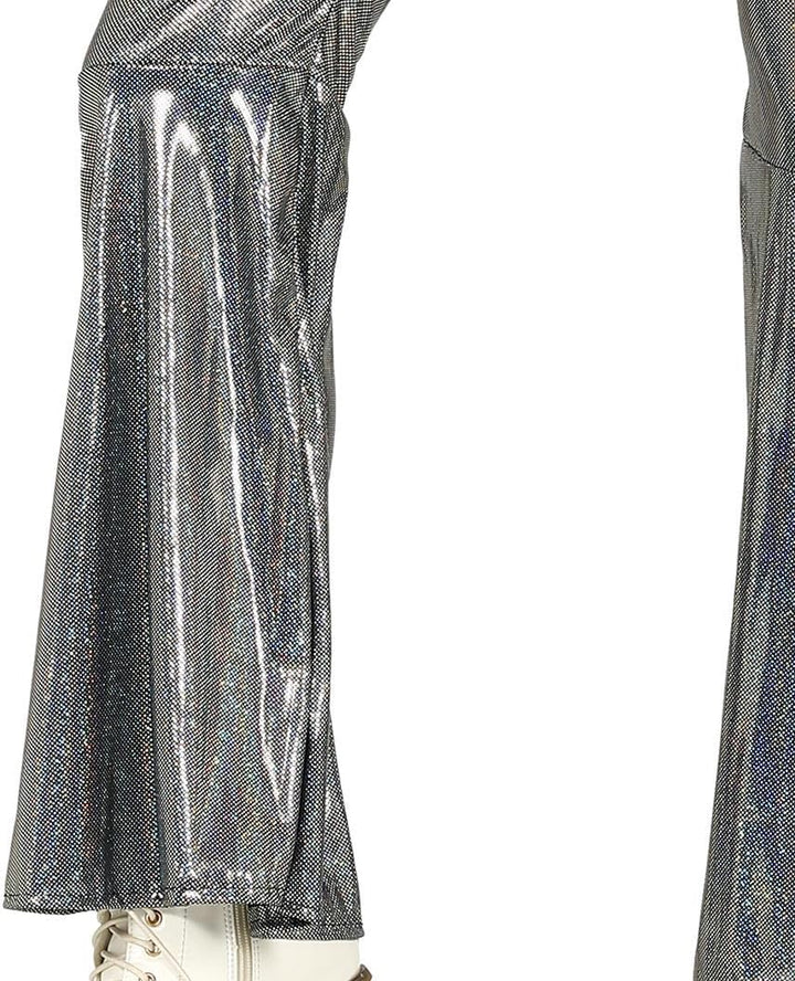Fiestas Guirca Disco Jumpsuit Anzug für eine 70er Disco Hippie Frau Verkleidung