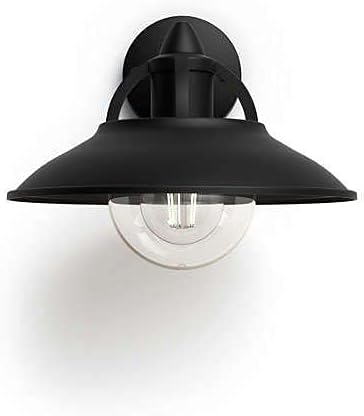 Philips myGarden Cormorant Aussenwandleuchte, 42W, ohne Leuchtmittel, schwarz, Cormorant